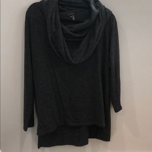 1. State Brand Turtleneck Sweater in Dark Gray